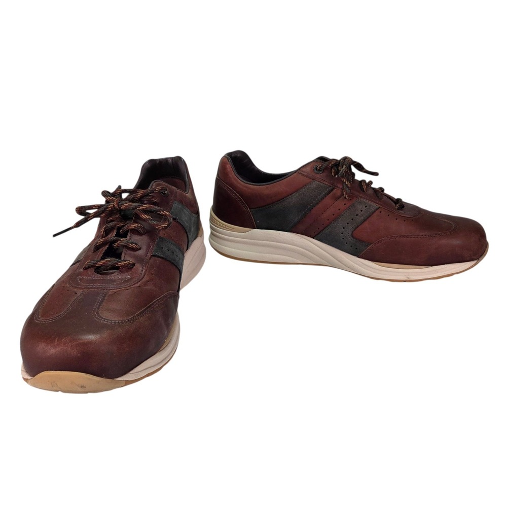 SAS CAMINO BRIAR SIZE‎ 11.5 W Men's Tennis Shoes Leather Lace Up Brown Sneakers - Picture 2 of 16